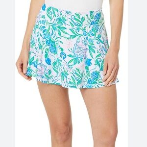 Lilly Pulitzer Aila Resort White Just a Pinch Luxletic Skort